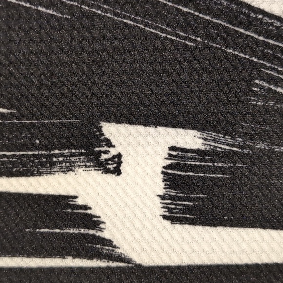 Fun abstract brush print sleeveless shift - Picture 4 of 4